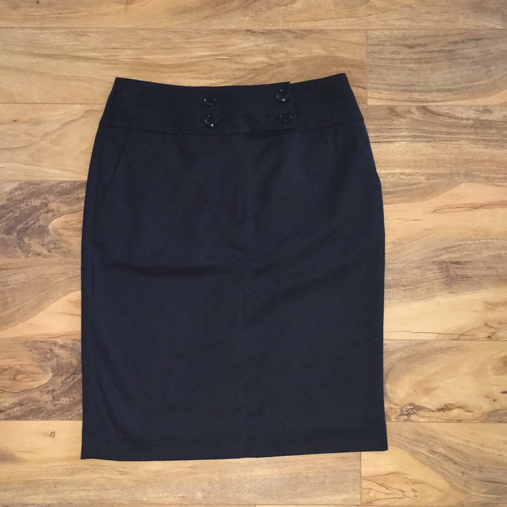 H&M Pinstriped Pencil Skirt